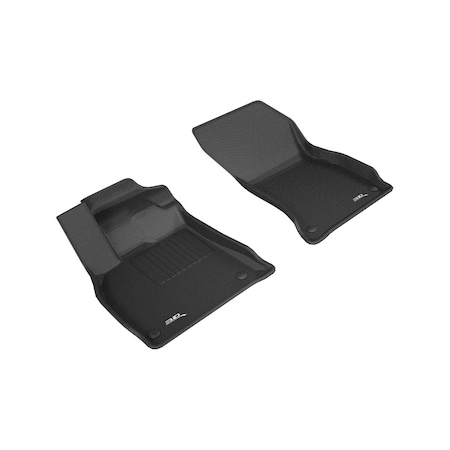 3D Maxpider Kagu First Row Floor Mat for 2018 Audi Q5 - Black L1AD04711509